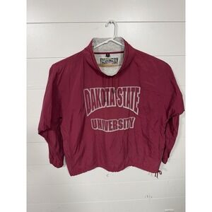 Vintage Dakota State University Windbreaker Oversized Jacket XL 90s Red